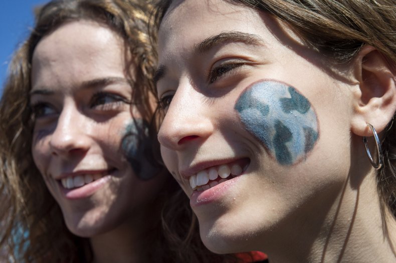 Climate strike girls