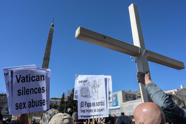 sex abuse protest
