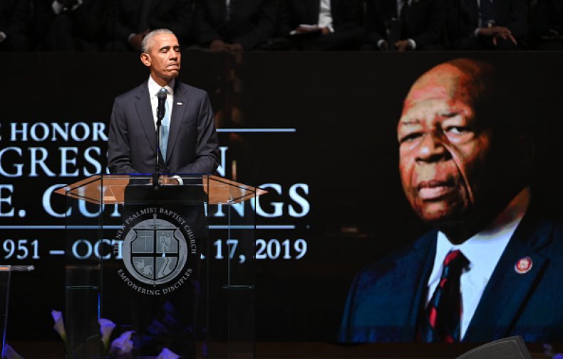 barack obama eulogizes elijah cummings funeral