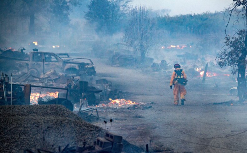 kincade fire photo sonoma county healdsburg california