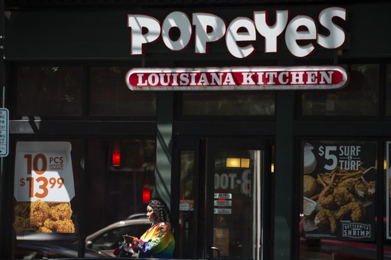 Popeyes fast food chain Washington D.C. 2019
