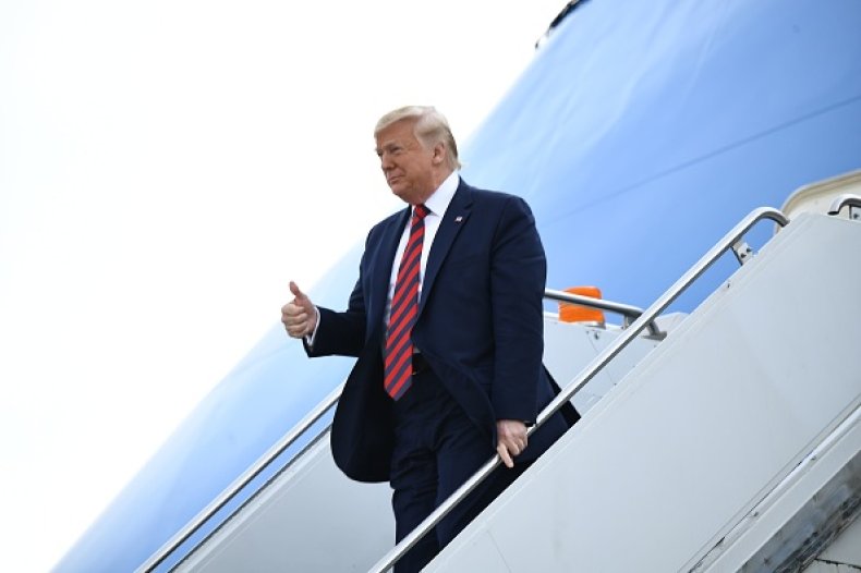 donald trump air force one chicago illinois