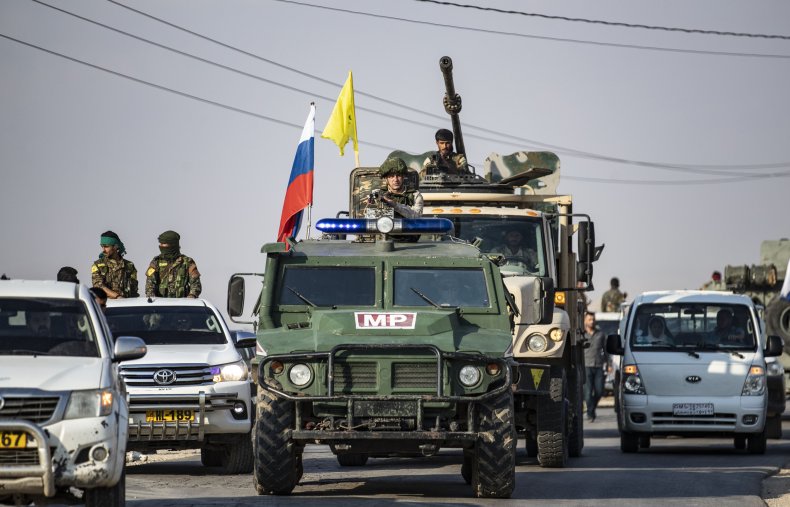syria kurds ypg russia military border