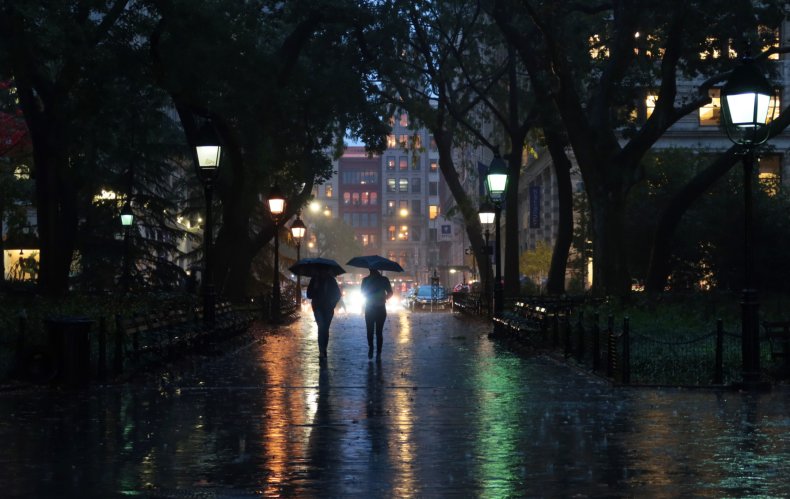 NYC rain