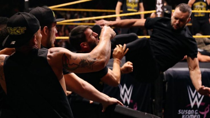 finn balor attacks johnny gargano nxt wwe finn balor attacks johnny gargano nxt wwe