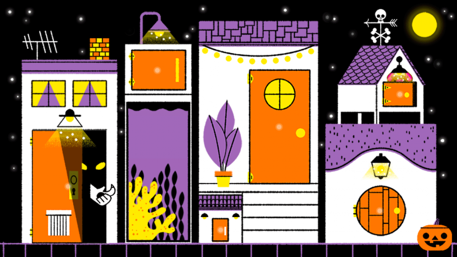 Google comemora Halloween com Doodle em formato de jogo