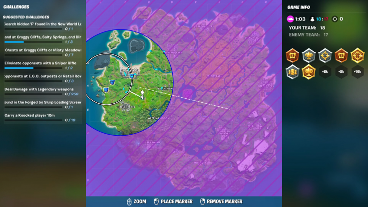 fortnite flopper pond location