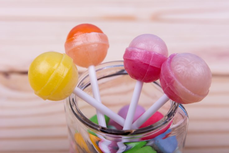 Lollipops in a jar Lollipops in a jar