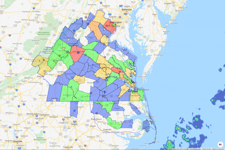 Dominion Energy Power Outage Map Vector U S Map