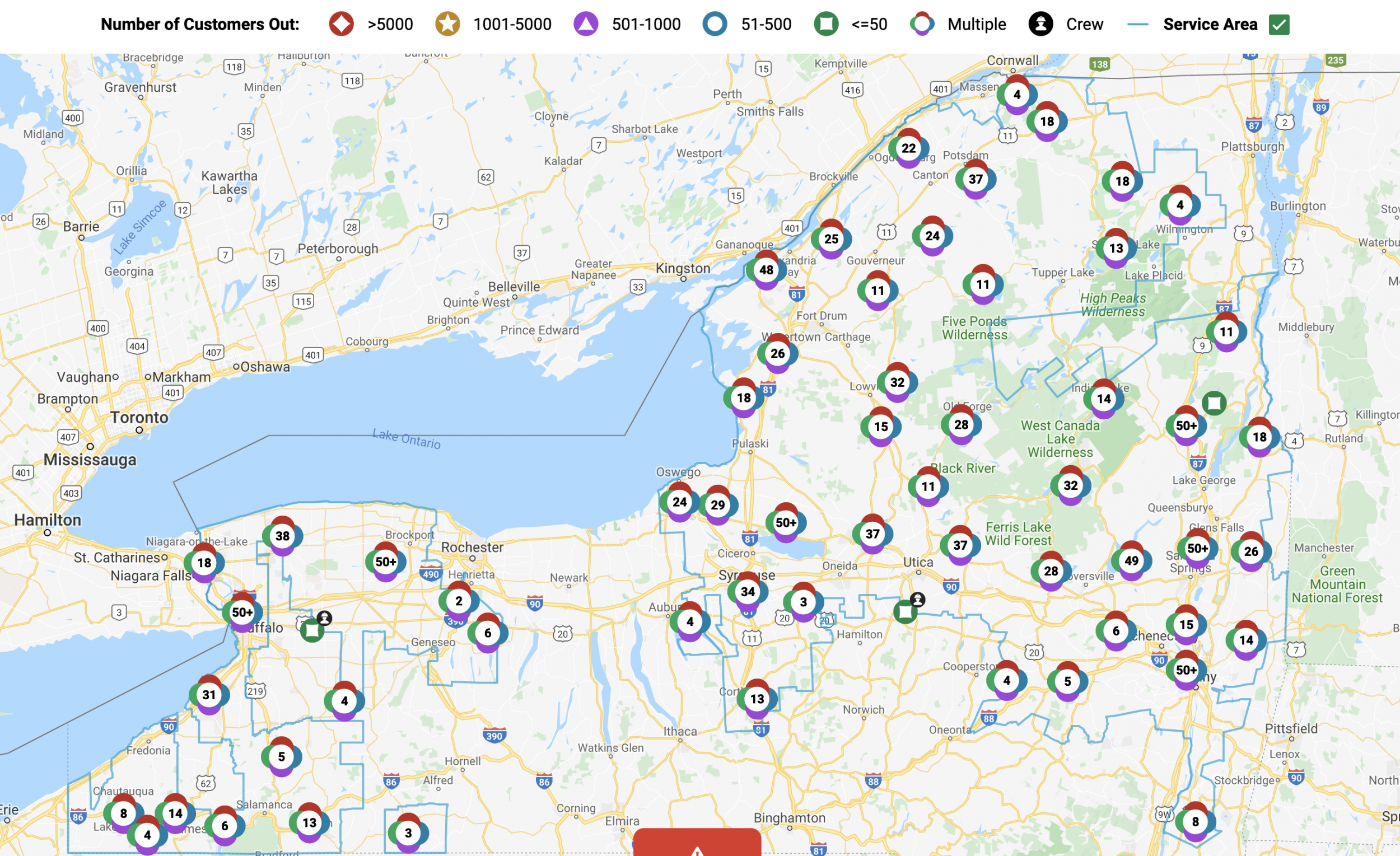 Astound Grande Outage Map