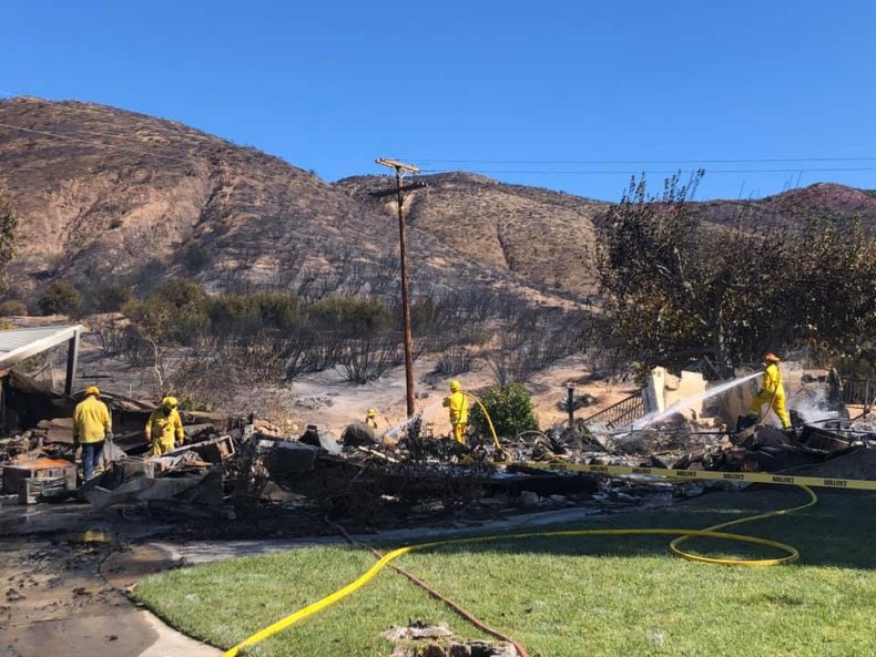 hillside fire waterman canyon san bernardino