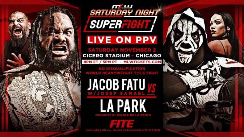 mlw saturday night superfight fatu vs park