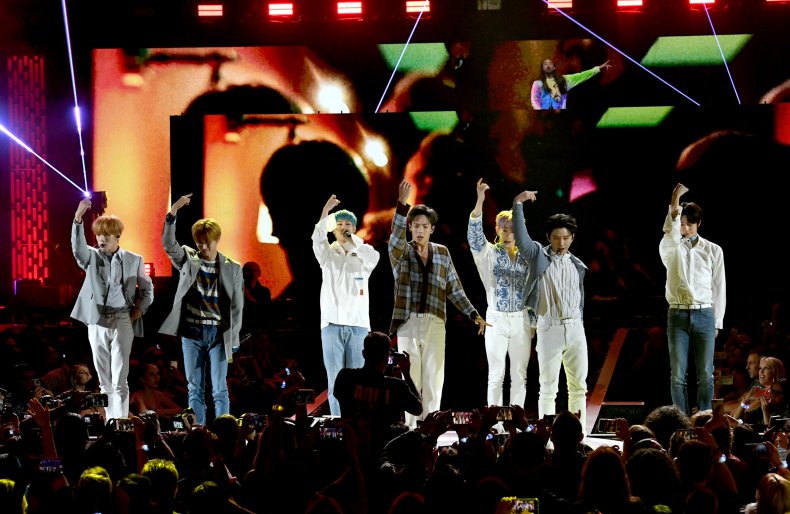 Monsta X performing in Las Vegas Monsta X performing in Las Vegas