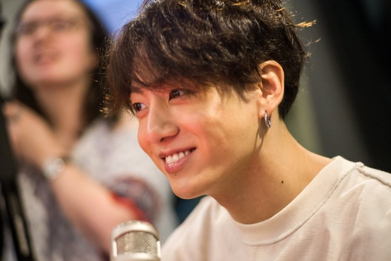 Jung-koook of BTS in NYC April 2019