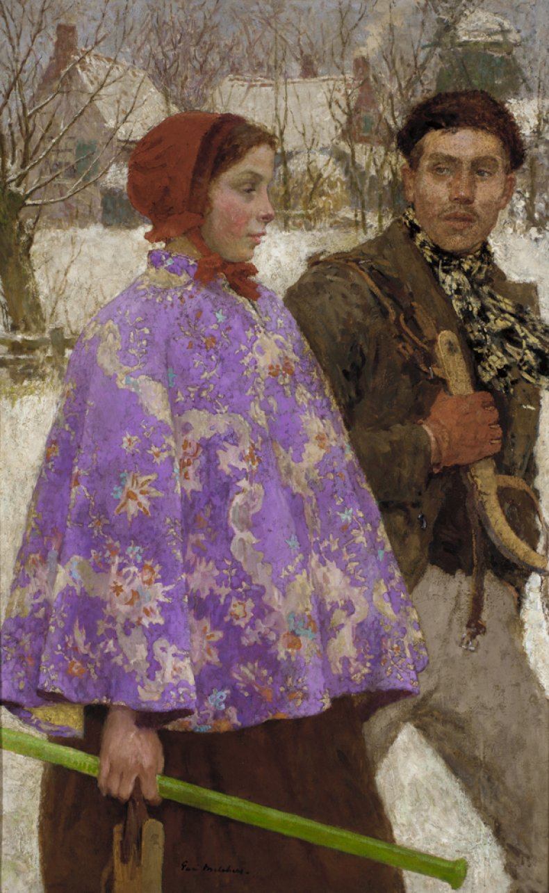 Skaters by Gari Melchers