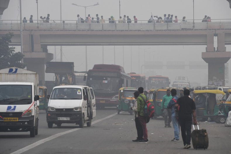 smog in new delhi