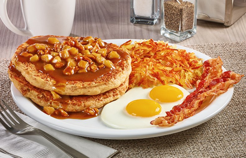 Apple Bourbon Pancake Breakfast