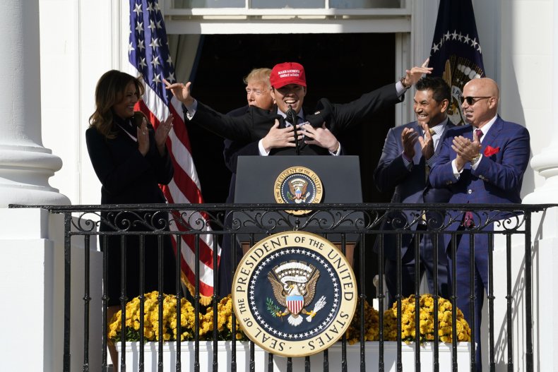Washington Nationals honored at White House