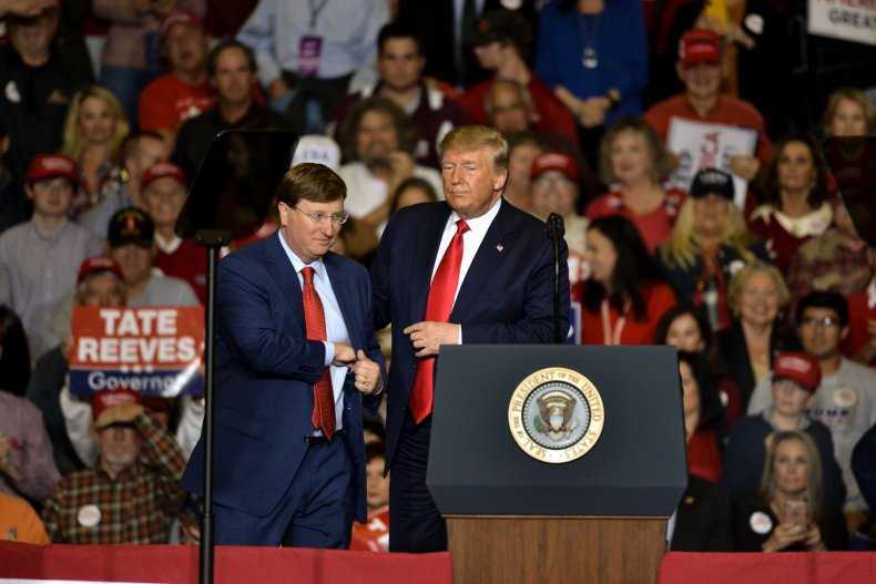 Tate Reeves Mississippi governor candidate