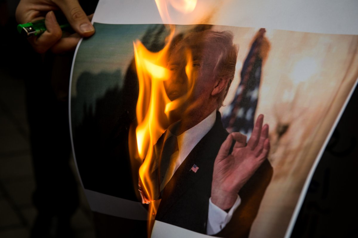 Donald Trump, Iran, Tehran, protest, nuclear deal