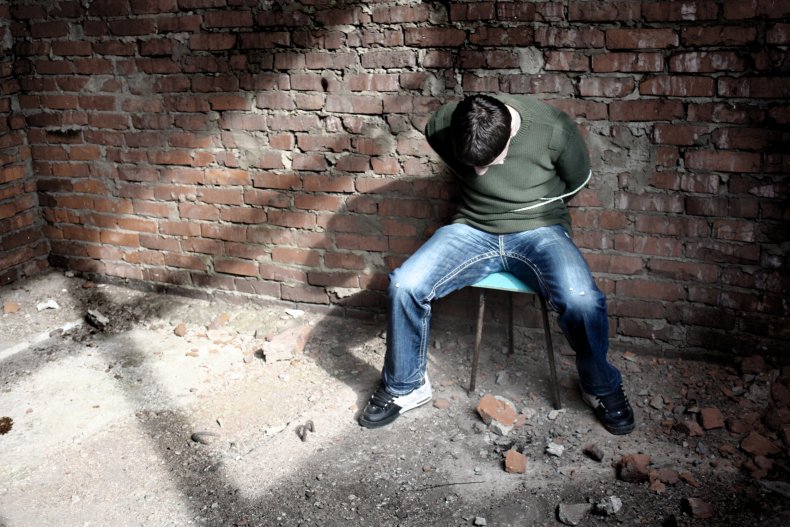 hostage stock photo