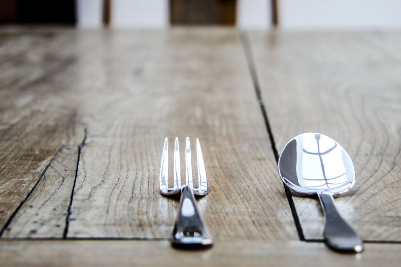 Cutlery on the table