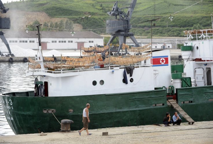 North Korean vessel North Korean vessel