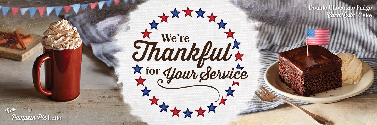 Veterans Day Restaurant Deals 2019 Free And Discounted Meals For   Cracker Barrel Veterans Day 