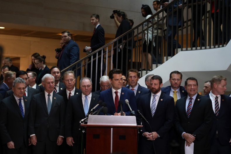 Matt Gaetz crashes impeachment hearing Matt Gaetz crashes impeachment hearing