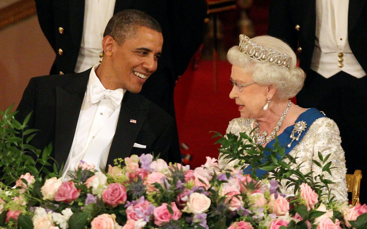 Obama and Elizabeth II