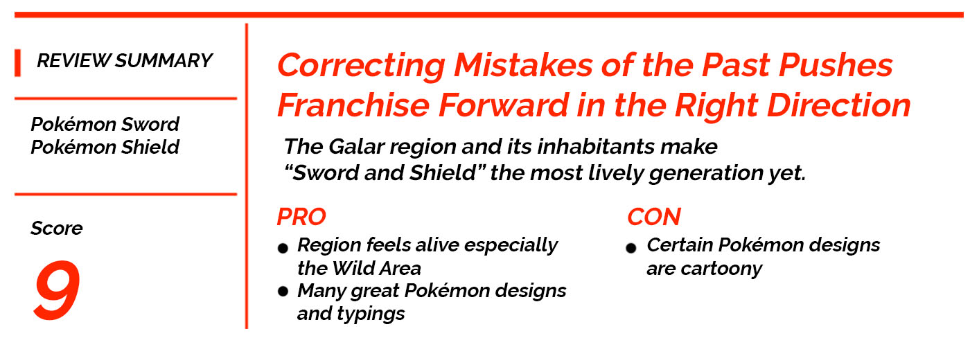 Pokémon Sword And Shield Review Correcting Mistakes Of The