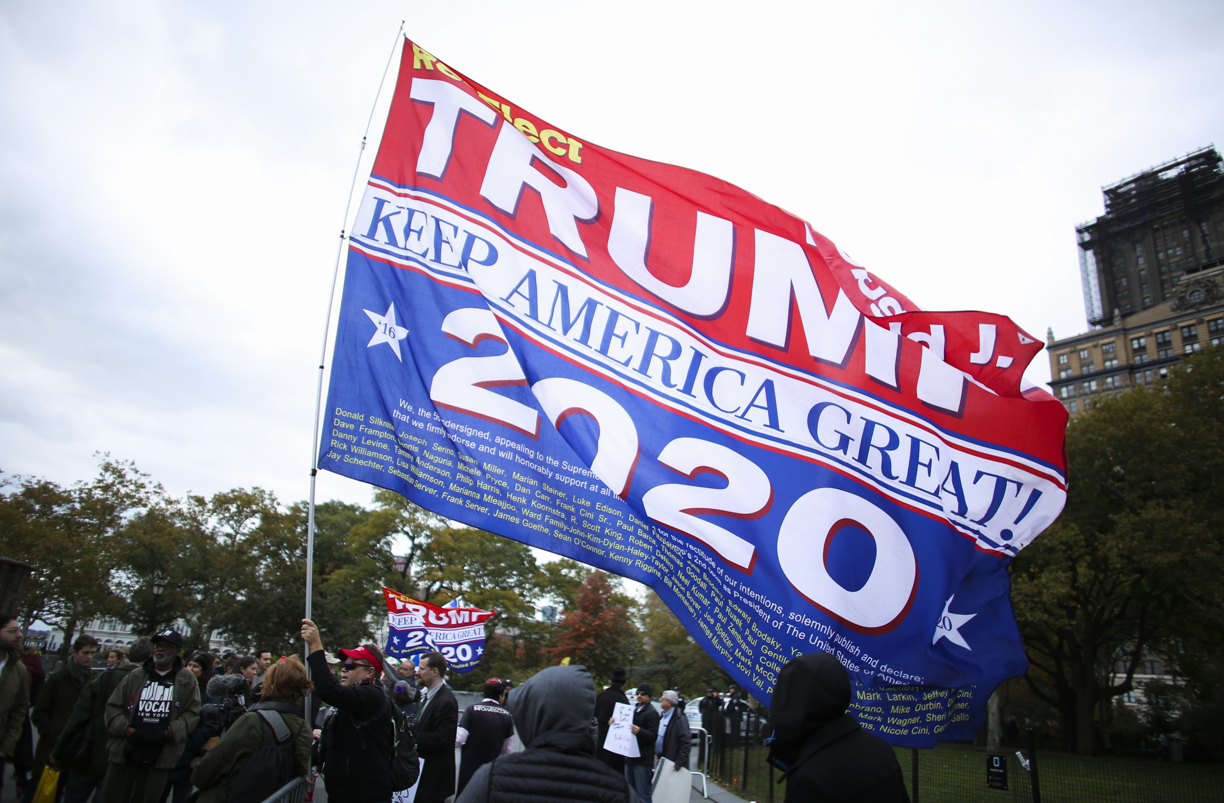 In Predominantly-Democratic New York City, Trump Still Has Support From Folks in This Neighborhood