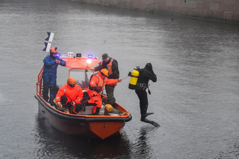 Rescue Moika river