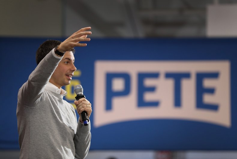 Democratic presidential candidate South Bend, Indiana Mayor Pete Buttigieg