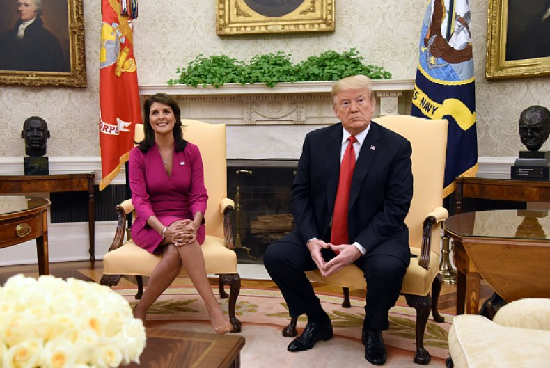 donald trump nikki haley oval office