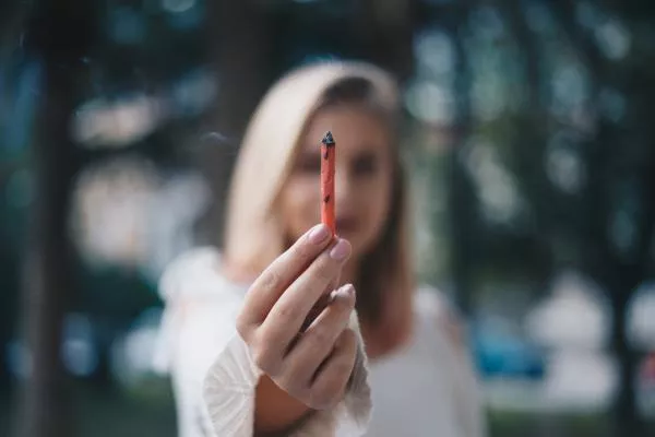 marijuana, weed, cannabis, drug, woman, joint, stock,getty