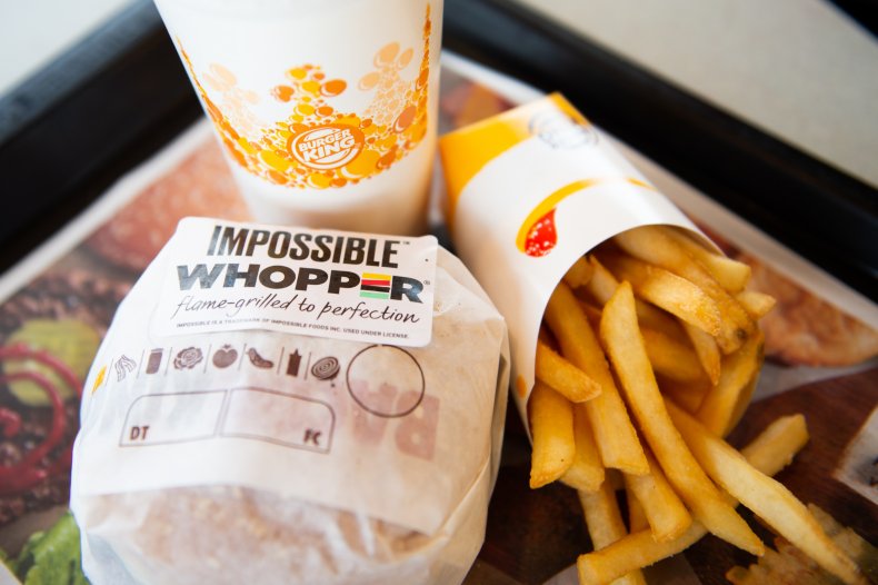 impossible whopper burger king