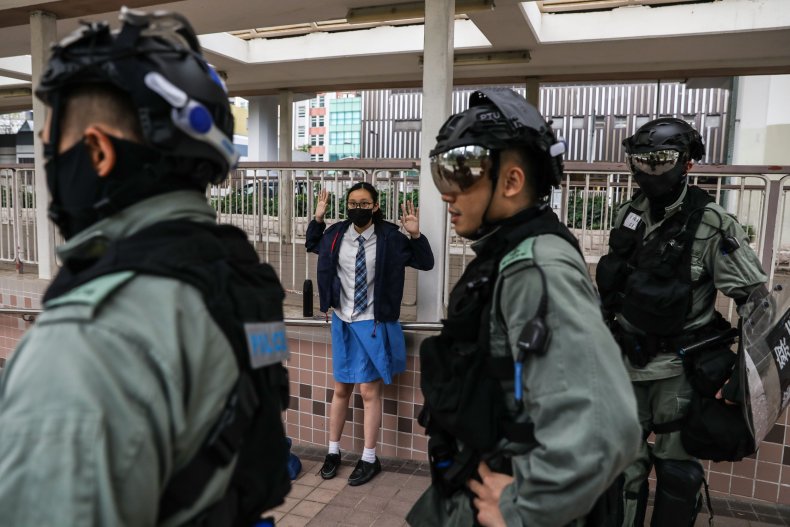 Hong Kong, protests, students, mental health, police
