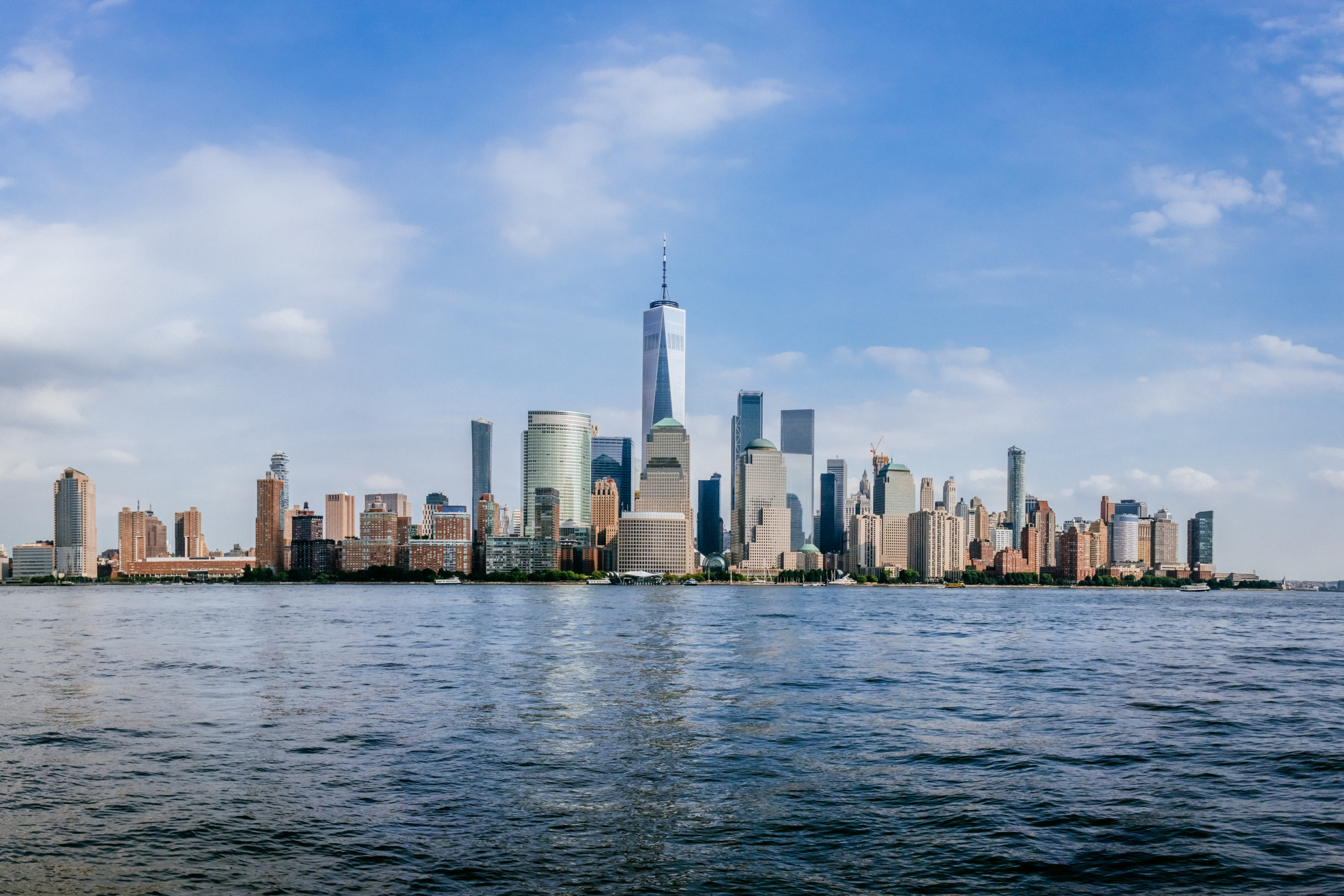 New York City Skyline Twin Towers