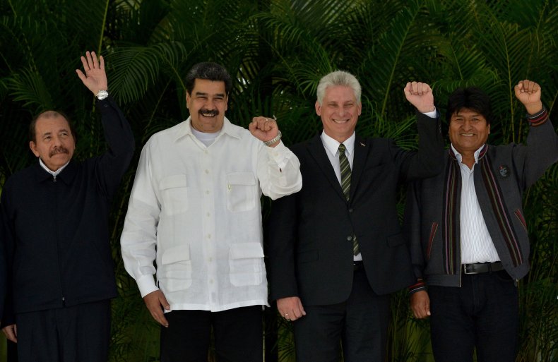 nicaragua, venezuela, cuba, bolivia, alba