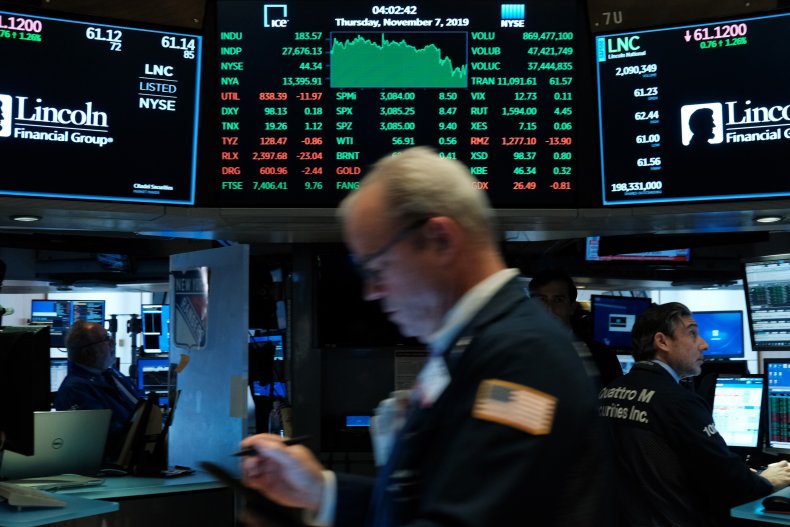 Stock market traders Stock market traders