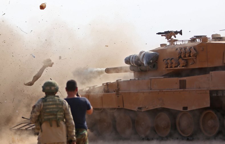 Syria, Turkey, Tank, SDF, fighting