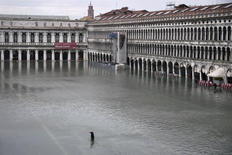 Venice, St. Mark's Square, floods