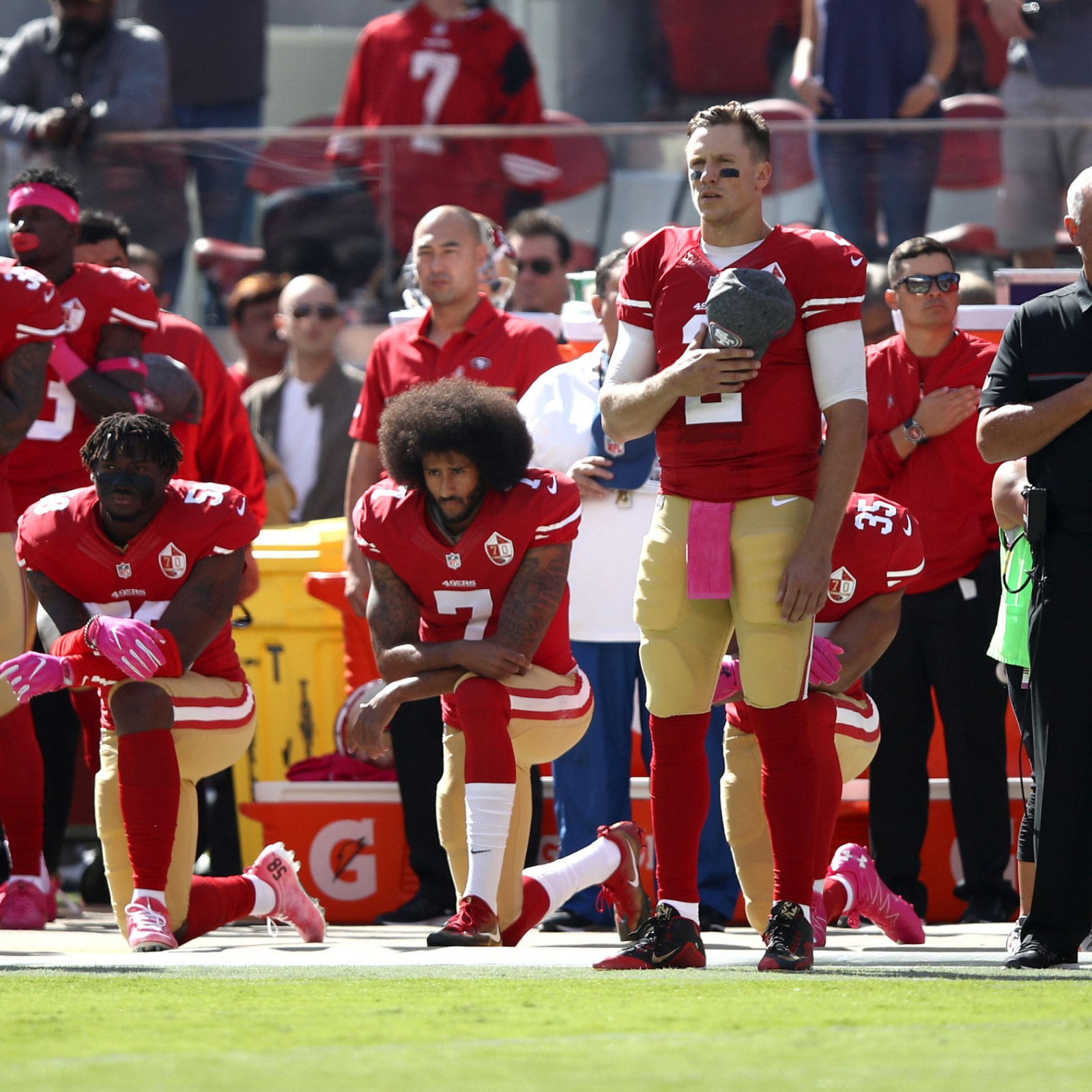 A Timeline Of Colin Kaepernick S Kneeling In Protest To His Upcoming Workout For Nfl Teams