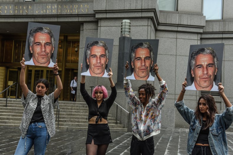 Epstein protest