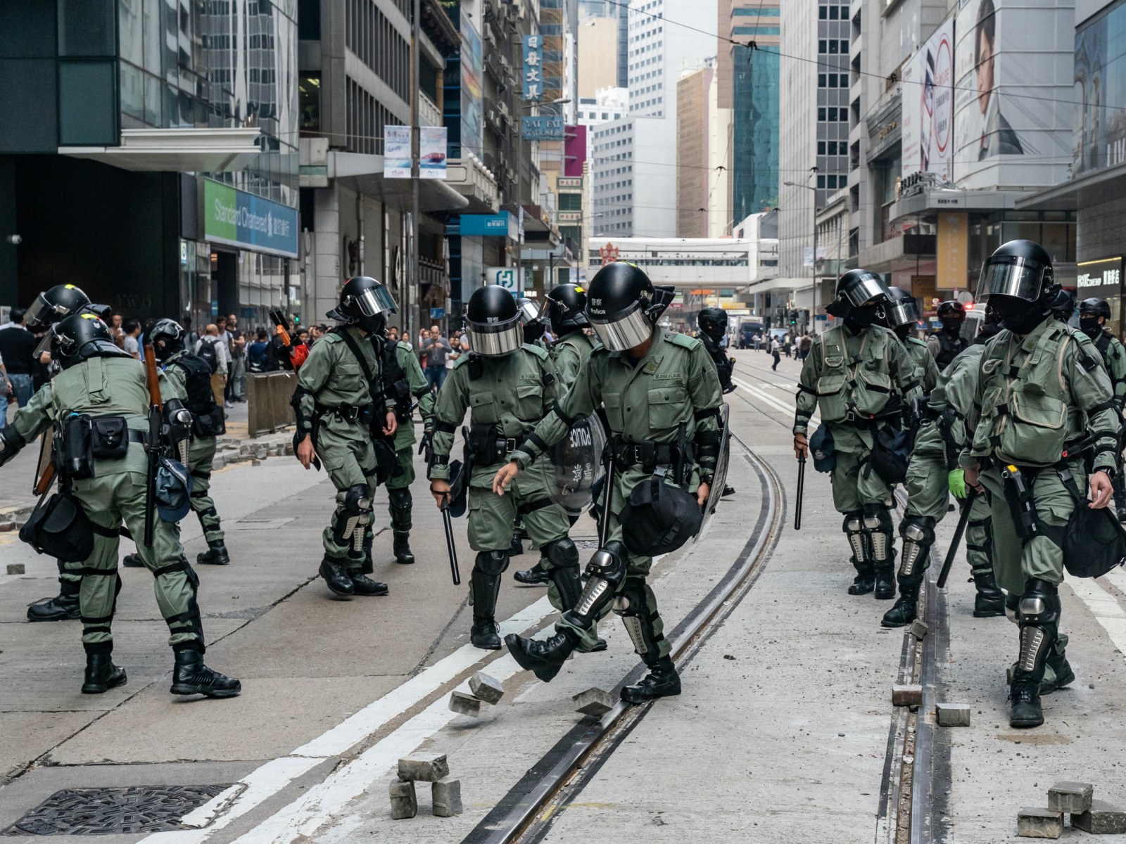 Futuristic Riot Police