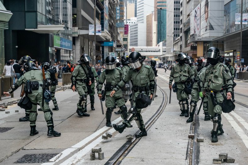 Riot Police Hong Kong