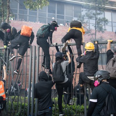 Hong Kong, polytechnic university, students, siege, flee Hong Kong, polytechnic university, students, siege, flee