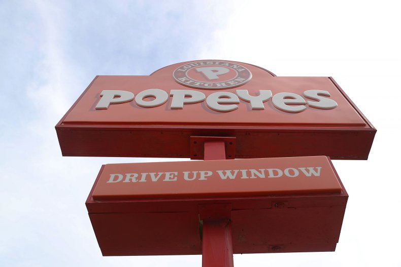 popeyes, fast food, getty