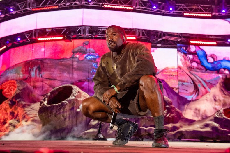 Kanye West Performs at Coachella Festival 2019